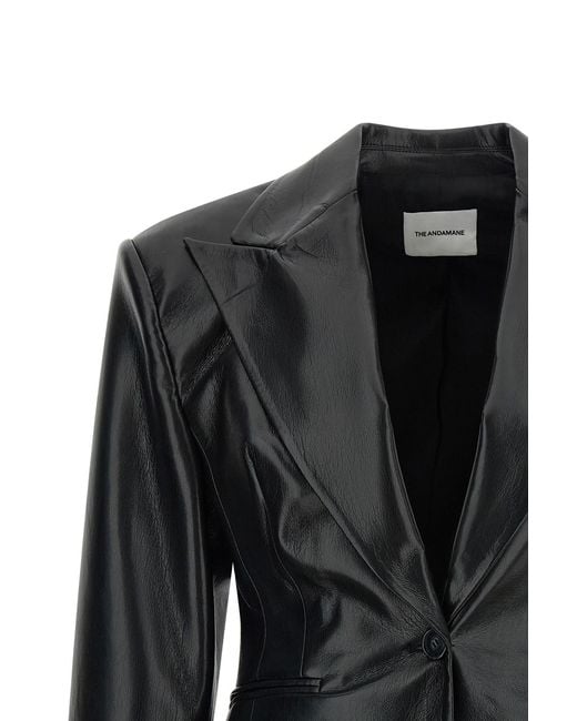 ANDAMANE Black Toni Fitted Blazer