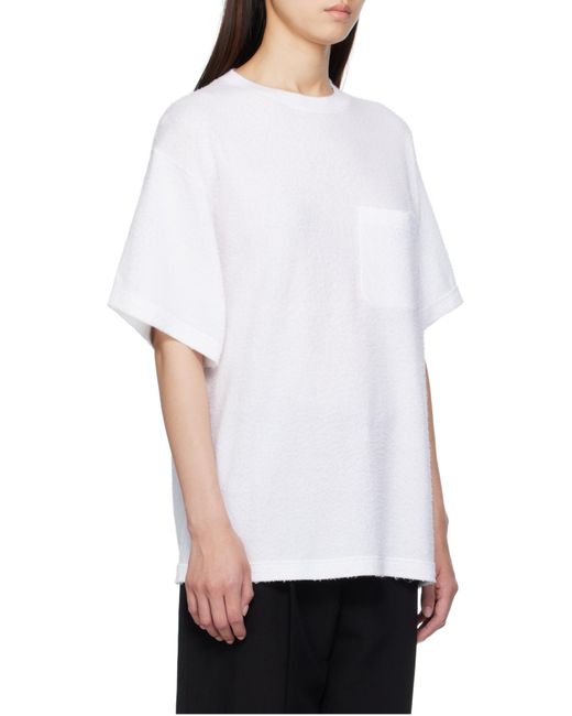 The Row White Kaddy Cotton T-Shirt