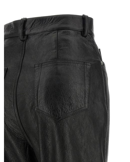 Rick Owens Black Bolan Bootcut High-Rise Pants
