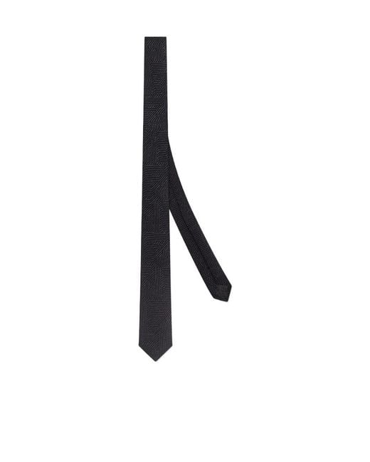 Fendi White Pointed-Tip Tie for men