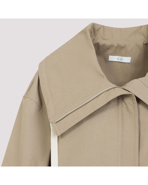 Co. Natural Rolled Llar Jacket