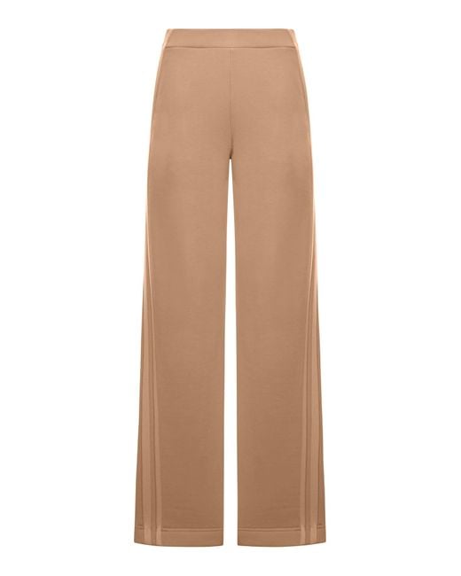 Max Mara Natural Side-Stripe Trousers