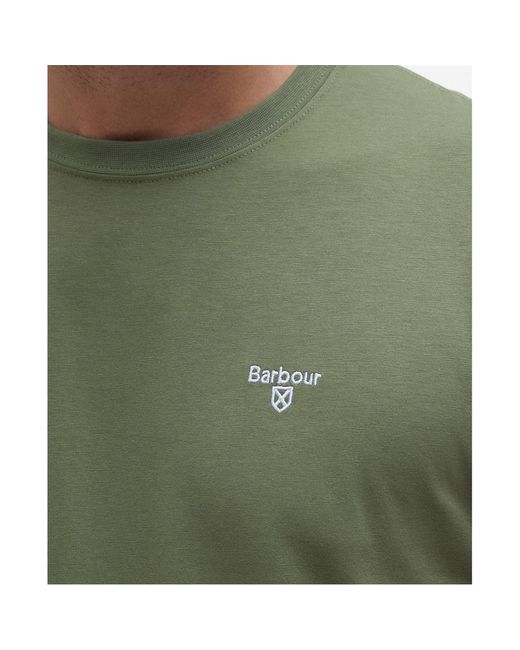 Barbour Green Essential Sports T-Shirt for men