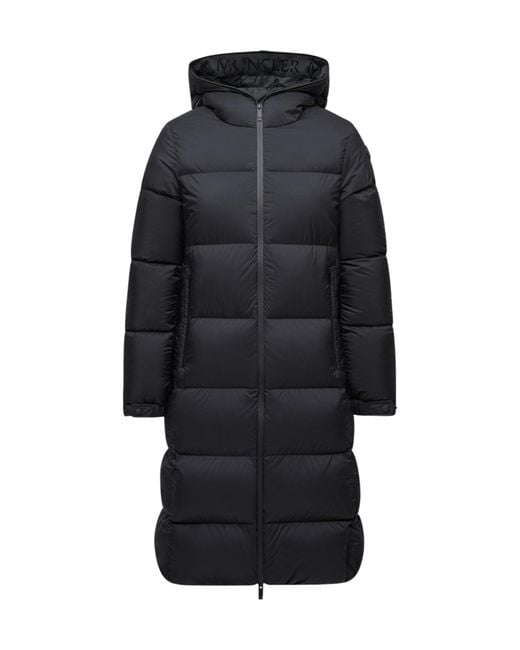 Moncler Black Arredoun Hooded Long Down Jacket