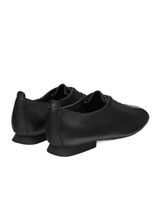 Camper Black Casi Myra Round Toe Lace-Up Shoes