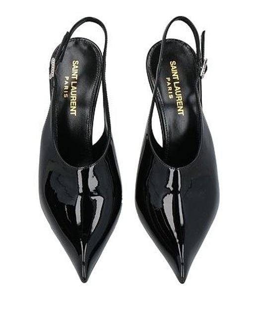 Saint Laurent Black Minimalist Pointedtoe High Heels