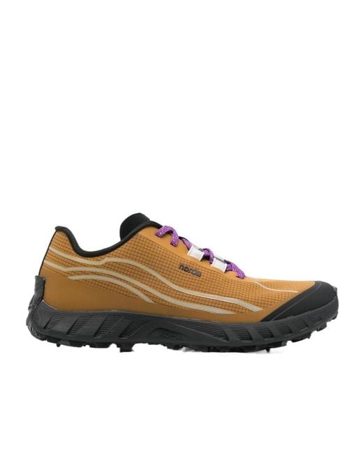 Norda Brown 002 Lace-Up Sneakers for men