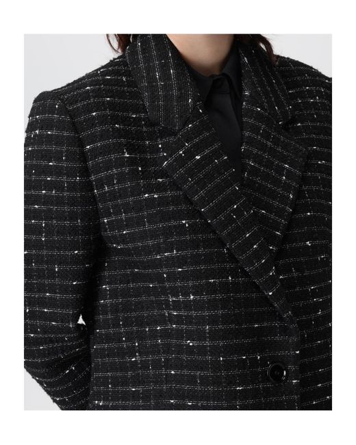 MSGM Black Single Breasted Jacket