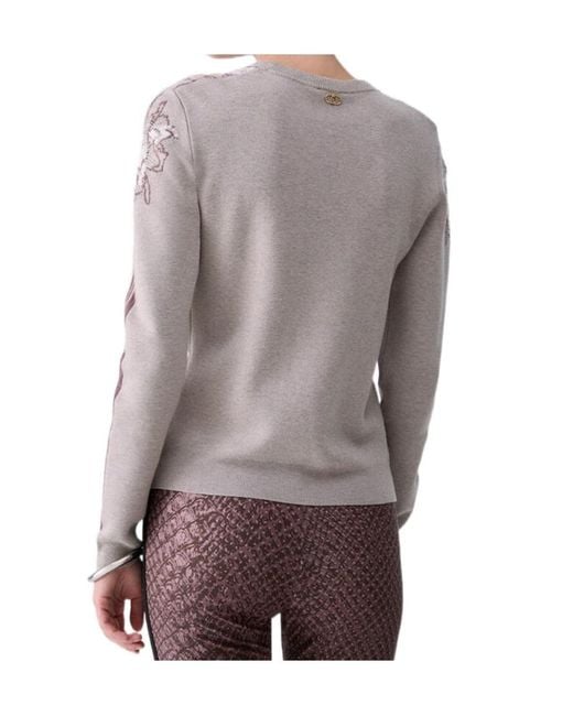 Liu Jo Black Jacquard Sweater