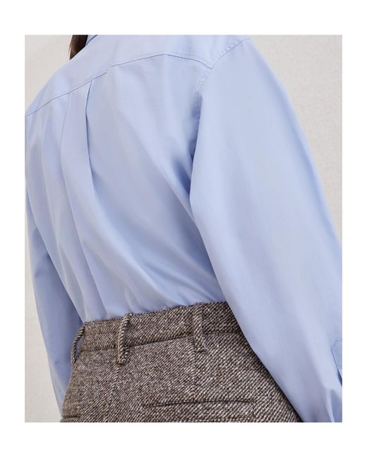 Brunello Cucinelli Blue High Waisted Maxi Skirt