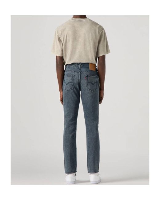 Levi's Gray 511 Logo Patch Slim-Fit Jeans for men