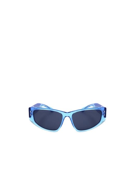 Isabel Marant Blue Geometric Frame Sunglasses