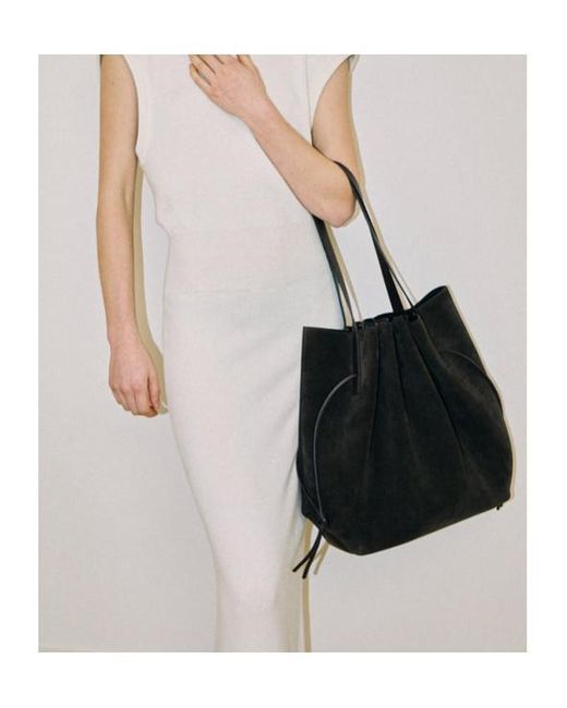 Yuzefi Black Scallop Tote