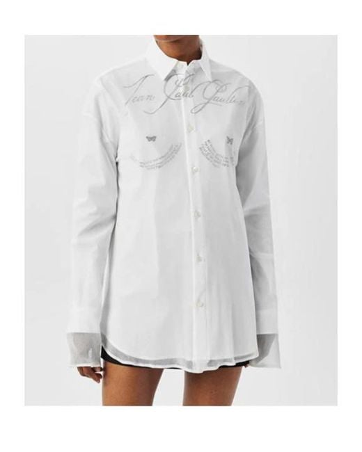 Jean Paul Gaultier White Shirt Dress