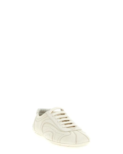 Prada White Montecarlo Re-Edition 2005 Lace-Up Sneakers for men