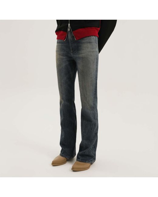 1989 STUDIO Gray Straight-Leg Jeans