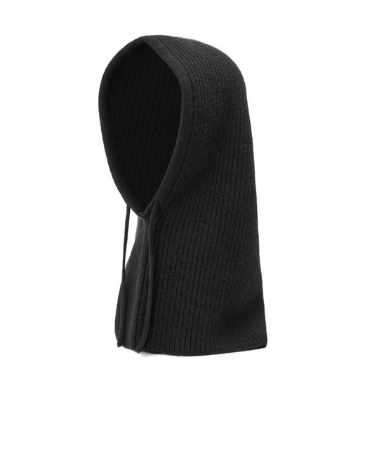 Prada Black Logo Scarf