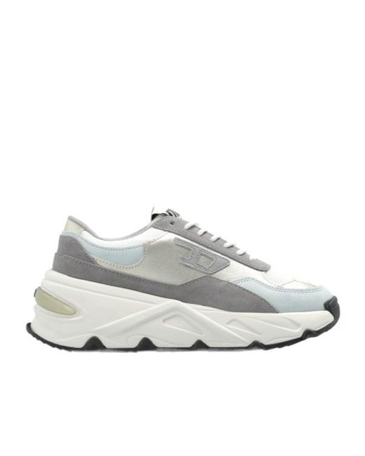DIESEL White Savannah Lace-Up Chunky Sneakers