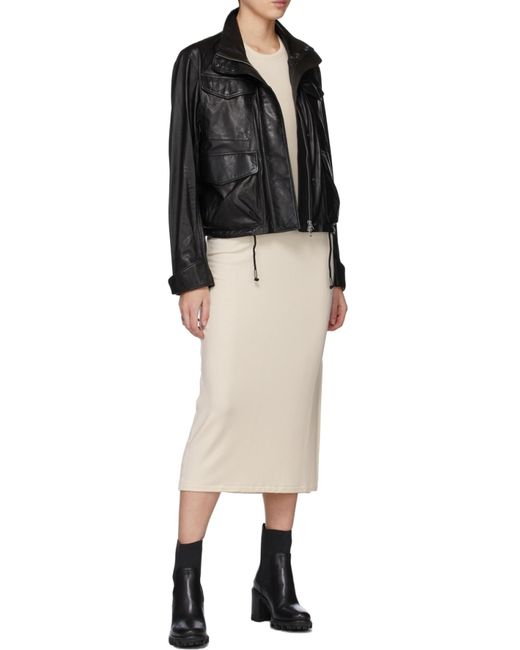 Rag & Bone Black Splice Thick Heel Ankle Boots