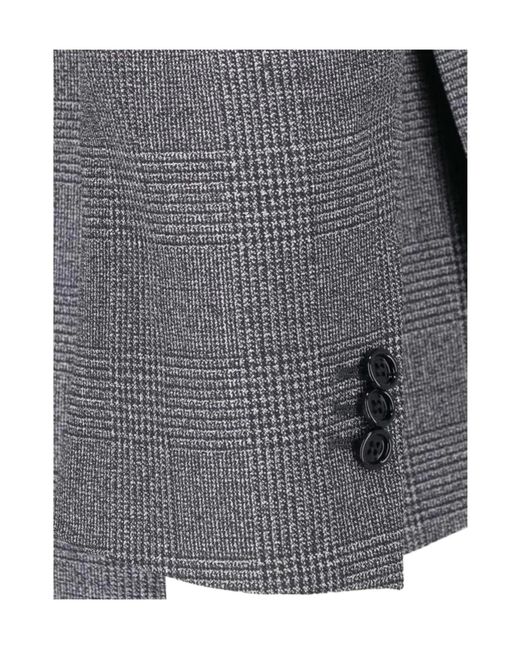 Lardini Gray Long-Sleeve Blazer for men