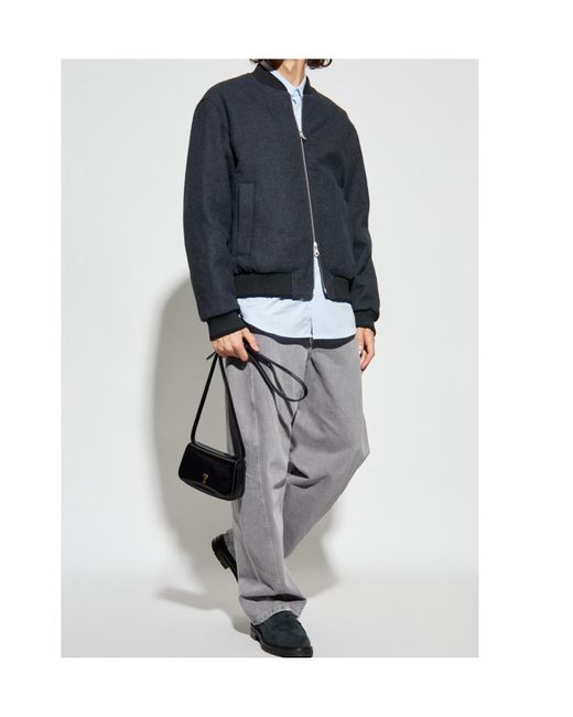 Dries Van Noten Blue Long-Sleeved Casual Jacket for men