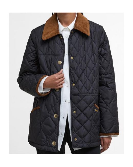 Barbour Blue Lorrie Quilted Jacket