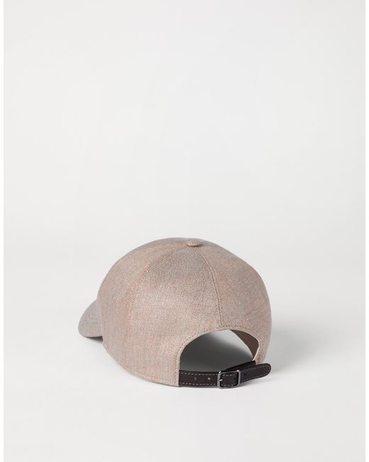 Brunello Cucinelli Multicolor Lamb Leather Cap (Baseball Women\'s Hat) Brunello Cucinelli Multicolor Lamb Leather Cap (Baseball Hat  main image 4