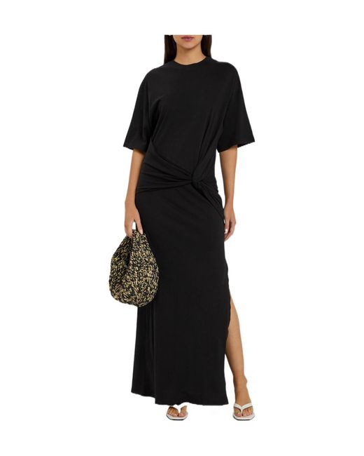 Agolde Black Solid-Color Comfortable Dress