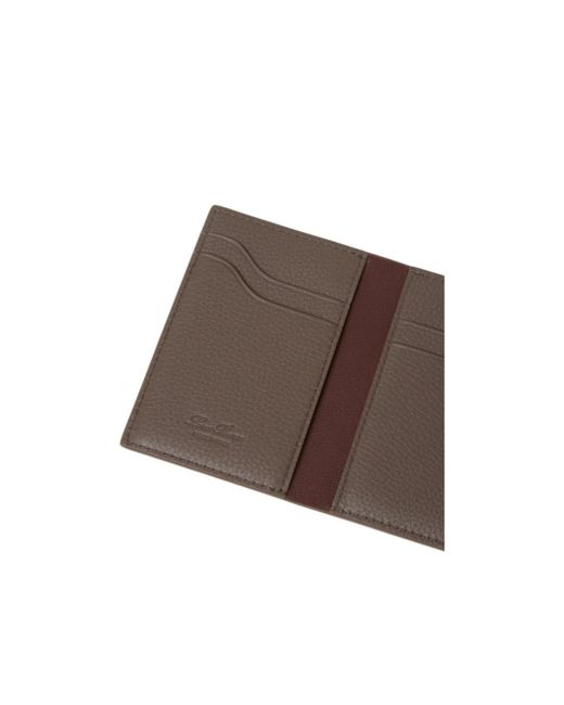 Loro Piana Brown Extra Bifold Cardholder for men