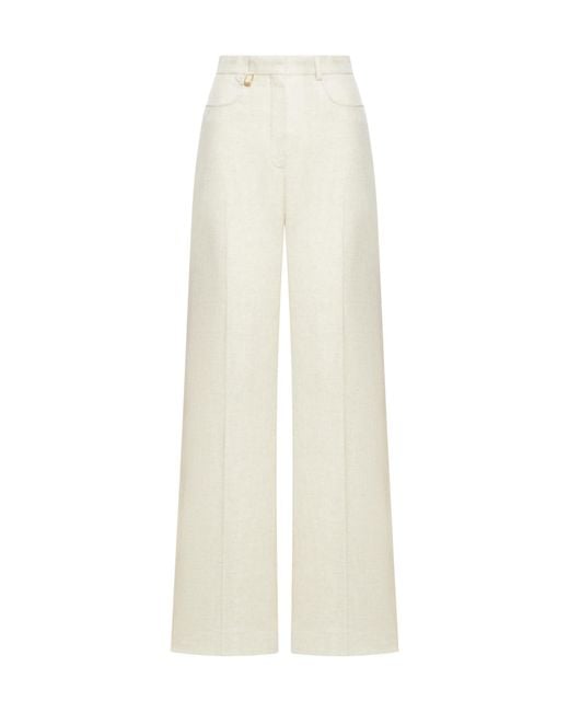 Jacquemus White Le Pantalon Sauge