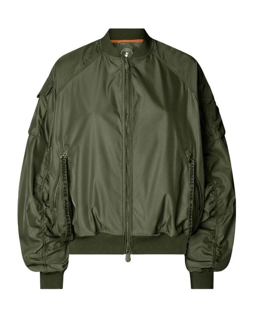 Save The Duck Green Long-Sleeved Casual Jacket