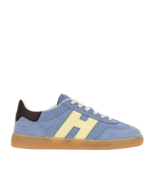 Hogan Blue Cool Side H Patch Sneakers