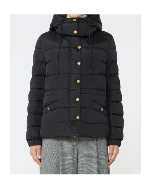 Weekend by Maxmara Black Long-Sleeved Down Jacket
