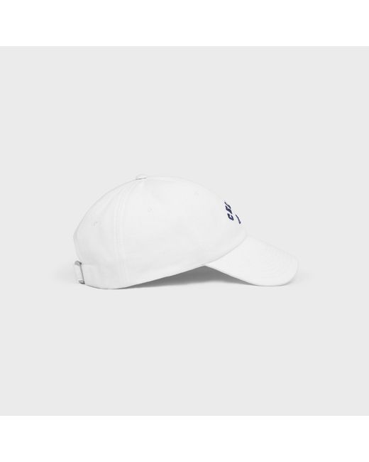 Céline White Richelieu Cap