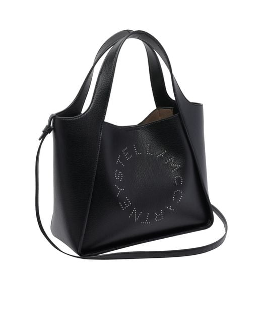 Stella McCartney Gray Logo Detailed Small Crossbody Bag