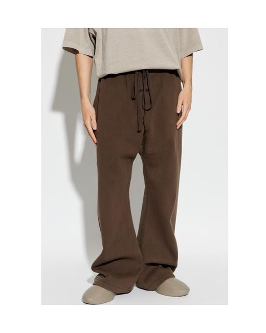 Fear Of God Brown Drawstring Track Pants for men