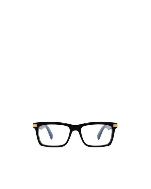 Cartier White Rectangle Frame Glasses for men