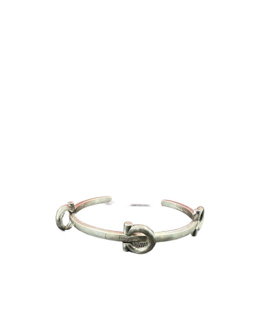 Ferragamo White Open Bracelet