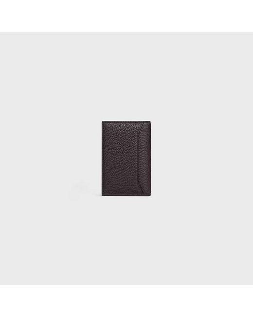 Céline Black Vertical Card Holder for men