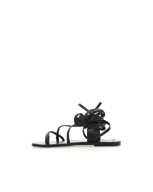 Manebí Black Manebí Open-Toe Ankle Strap Sandals