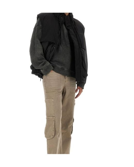 Represent Black Insulated Vest for men