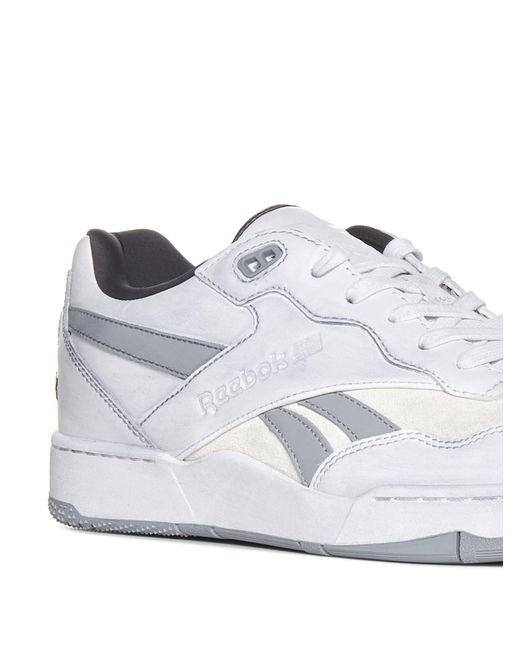 Reebok White Bb 4000 Ii Low-Top Sneakers for men