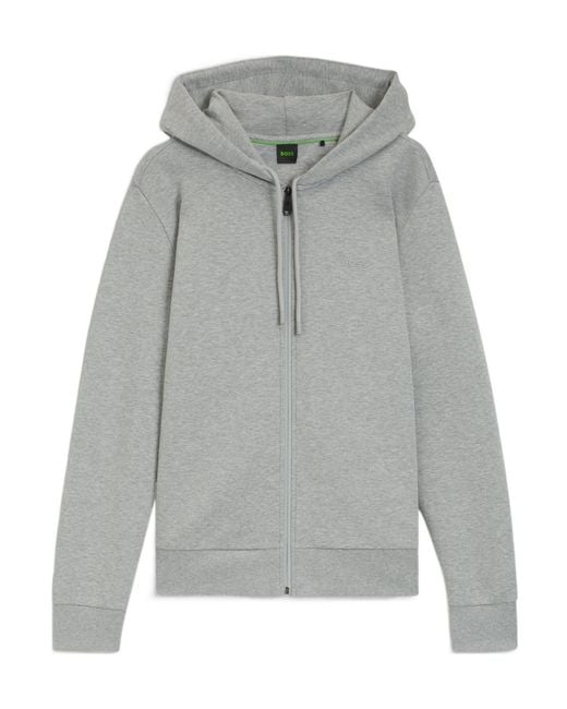 Boss Gray Hooded Sweatshirt for men