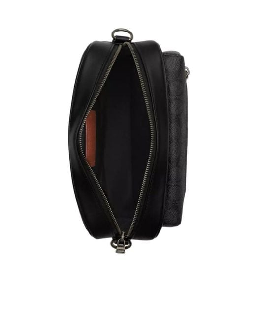 COACH Black Logo Cross-Body Bag for men