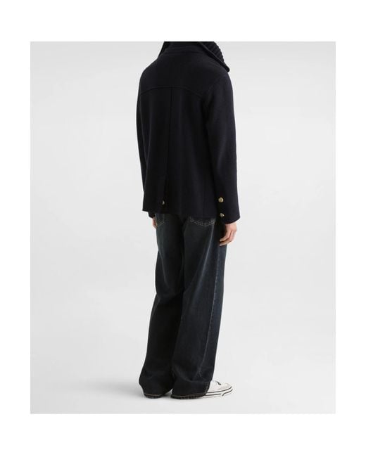 Dolce & Gabbana Blue Long-Sleeve Double-Breasted Jacket for men
