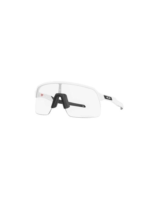 Oakley White Sutro Lite Shield Sunglasses for men