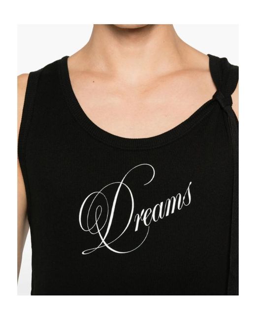 Ann Demeulemeester Black Dreams Tank Top for men