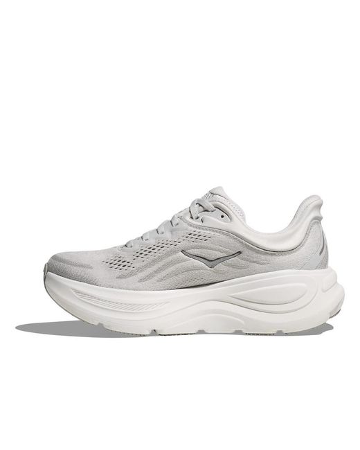Hoka One One White Bondi 9 Sneakers