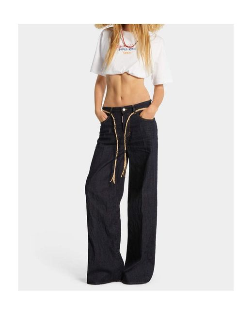 DSquared² Blue Summer Lovers Traveller Jeans