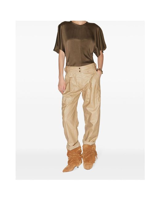 Isabel Marant Brown Karlita Top